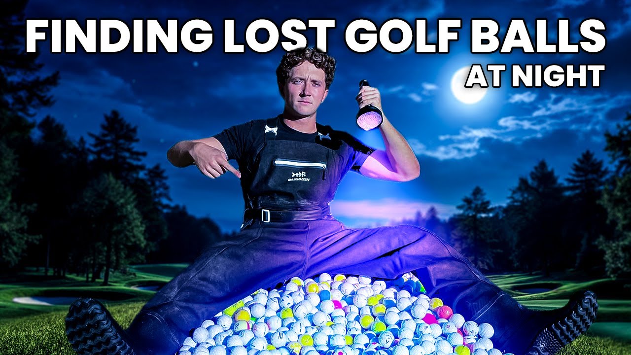 We went searching for lost golf balls at night...