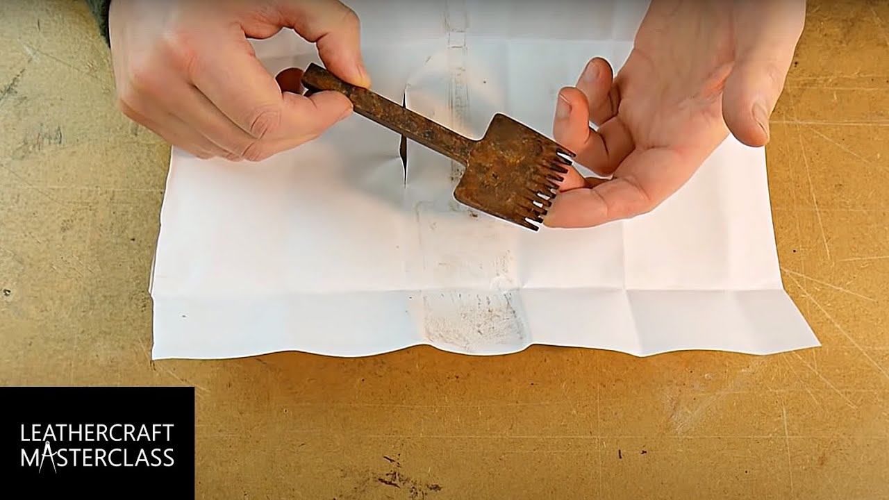 Joseph Dixon Pricking Iron Restoration Leathercraft Masterclass YouTube