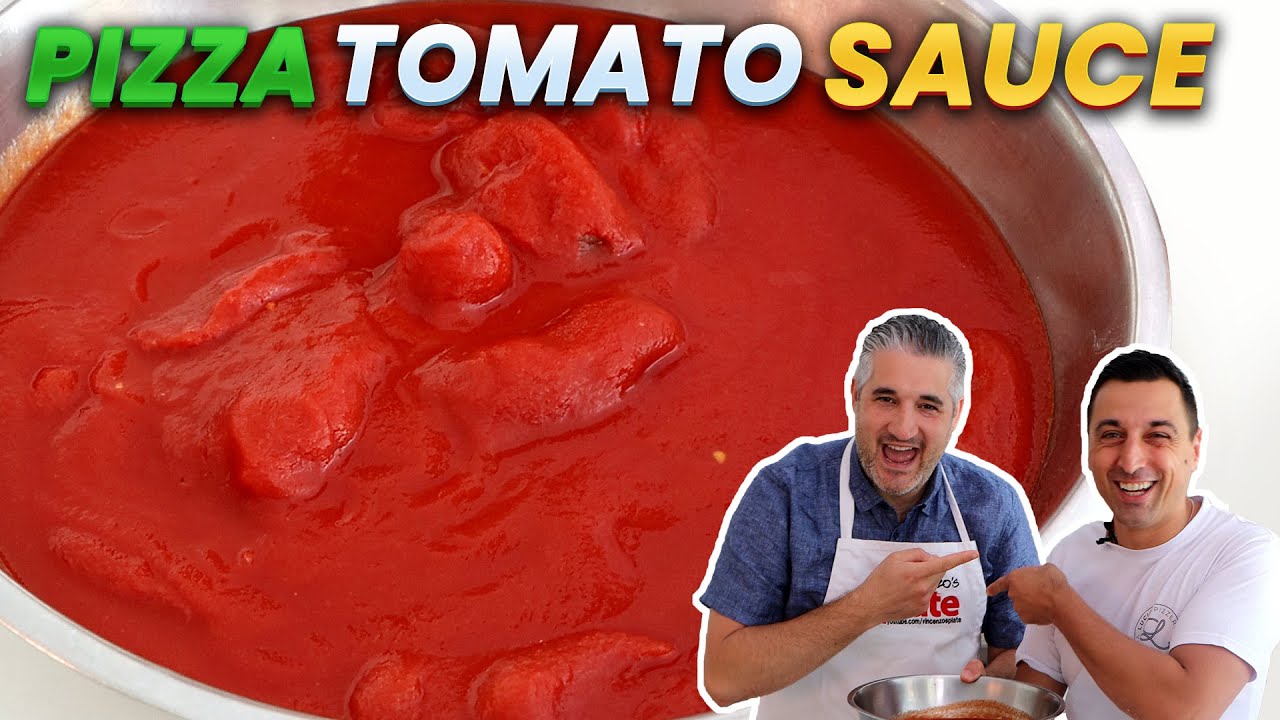 How to Make TOMATO SAUCE for PIZZA Like a Pizza Chef | Vincenzo