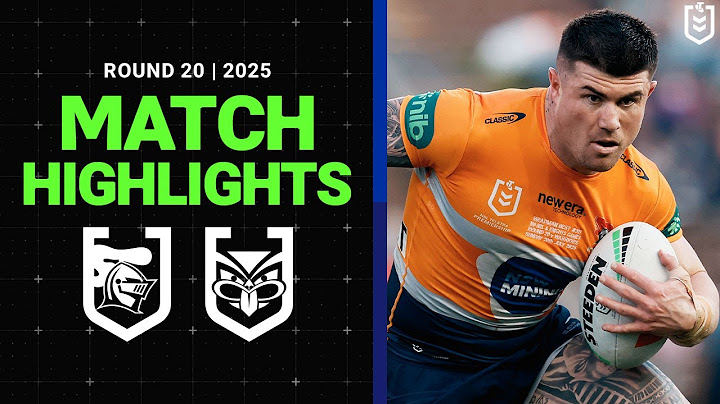 2025 NRL Match Highlights | Knights v Warriors | Round 20