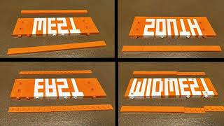 NCAA tournament bracket in LEGO