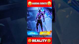 FREE FIRE EVENTS REALITY 😬 | GARENA FREE FIRE 🤡 | #shorts #freefire #freefireevents