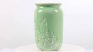 Dahlia Celadon Glaze Handmade Ceramic Succulent Planter/ Plant Pot/ Flower Pot/ Bonsai Pot, #9