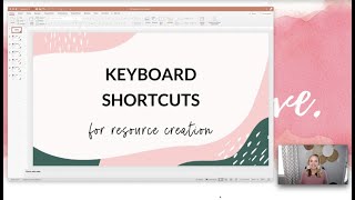 Keyboard Shortcuts for Creating Teacher Resources