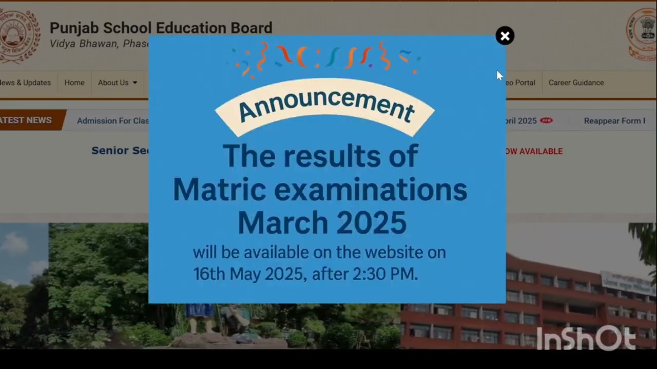 Class 10th Merit list 2025 PSEB | Merit list class 10th 