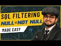 NULL vs NOT NULL operator in SQL | SQL Filtering | Jawad Codes