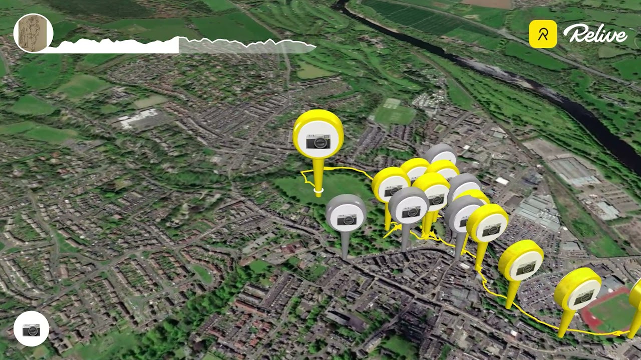 A comfortable walk in Hexham and around Hexham Abbey