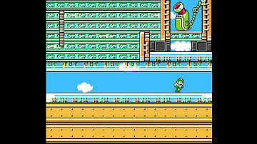 Gyro attack puzzle/Quebra-cabeça do gyro attack - Megaman Maker gameplay