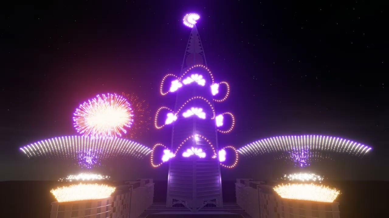 Riyadh NYE 2026 ( FWsim )