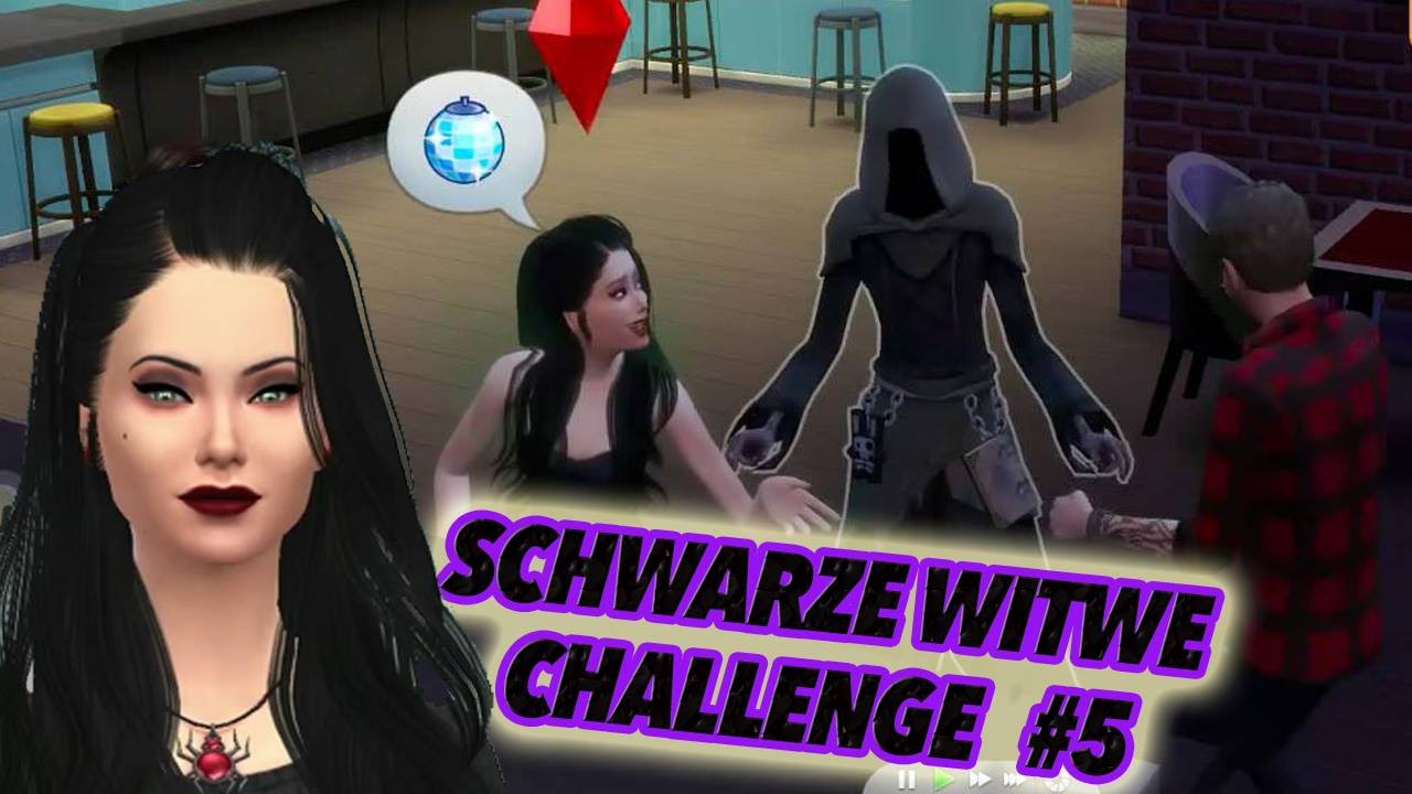 Sims 4 Kann Man Den Sensenmann Heiraten Der Party - Sensenmann I Sims 4 DIE SCHWARZE WITWE CHALLENGE [005] I