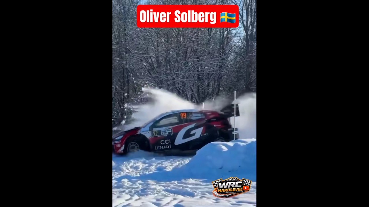 💥WRC Rally Sweden 2026🇸🇪 SHOCK Moment! Oliver Solberg Minor Crash –