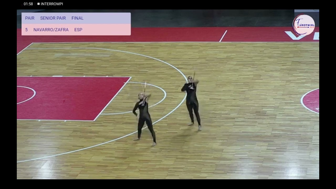 Eurotwirl 2023 finale duo senior Spagna