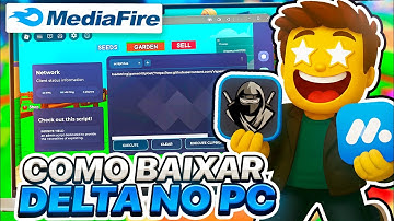 ✅COMO BAIXAR Executor DELTA NO PC SEM BAN e COLOCAR SCRIPT NO ROBLOX ATUALIZADO!