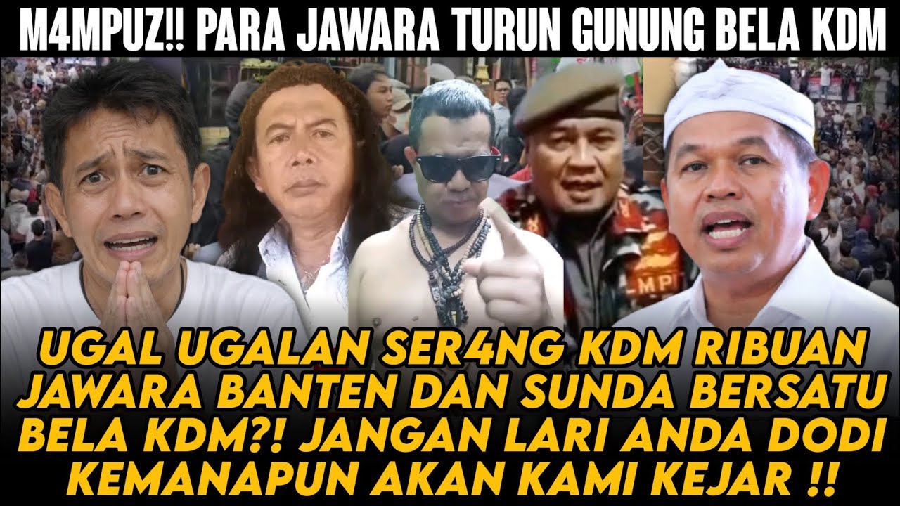 M4MPUZ‼️UGAL²AN SER4NG KDM PARA JAWARA BERSATU BELA KDM!? JGN LARI KAU DODI KEMANAPUN AKAN KAMI CARI