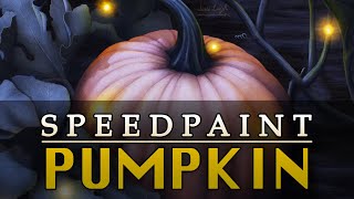 Pumpkin Drawing Speedpaint | Drawlloween