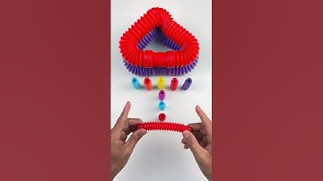 Creating and ASMR Relaxing POP #diy #satisfyingvideos #relaxing  #oddasmr #insideout #poptubesounds