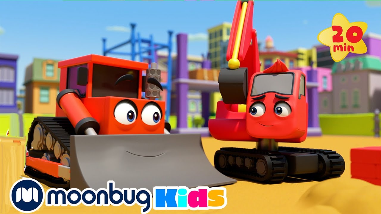 Yes, Yes! Help Your Friends | Cars, Trucks & Vehicles Cartoon | Moonbug Kids