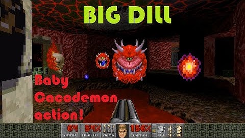 Doom 2: Big Dill by Killerratte - UV 1st try - very fun hard map with well hidden secrets!