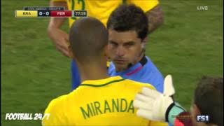 Entire Peru Handball Goal Situation Vs Brazil. Copa America 2016