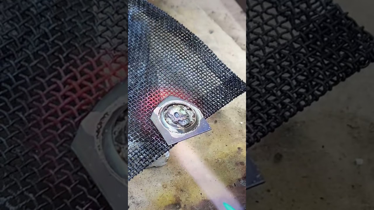 Handmade Sterling silver SKULL ring FOLLOW pawnee313fordite on all socials‼️