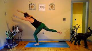 Famous Intermediate 20 Minute Quick and Dirty Vinyasa Yoga Class with Kristen Lamarre Profile