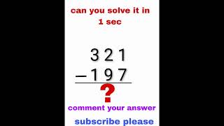 Easy Maths trick, solve in 1 second #maths #mathstricks #ytshorts #viral #trending #shortsfeed