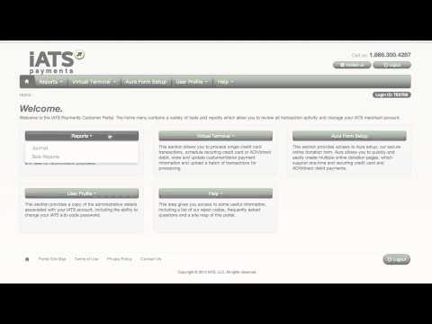 iATS Portal - General Introduction