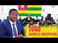 Togo  nouvelle constitution mise  jour