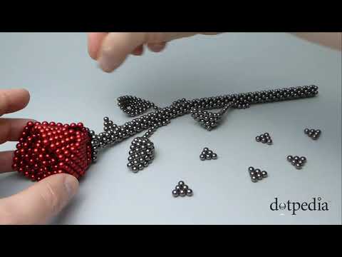 Rose Model Tutorial using Nanodots® Magnetic Constructors