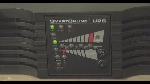 How to Perform the Proper Startup and Shutdown Procedures for a SmartOnline® UPS System with LEDs