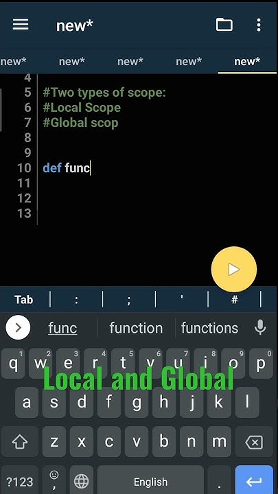 Scopes in Python | Local and Global scope in python | Local and Global ... image.