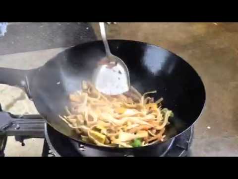 Wok Cooked Lo Mein with chicken