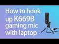 Showcase  tutorial of fifine gaming usb microphone k669b