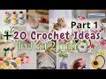 Cute & Quick Crochet Ideas 💕 20+ Creative Projects in Just 2 Minutes