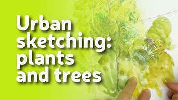 Urban Sketching: How To Draw Plants and Trees