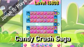 Candy Crush Saga Level 16808 - YouTube