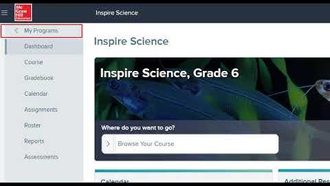 Inspire Science 2020 - Teacher Menu