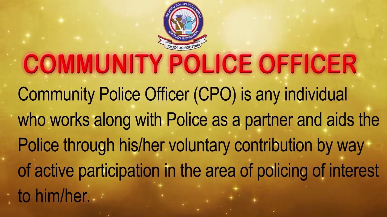 COMMUNITY POLICE OFFICER PROJECT IN CHITTOOR DISTRICT, ANDHRA PRADESH camera iphone 8 plus apk