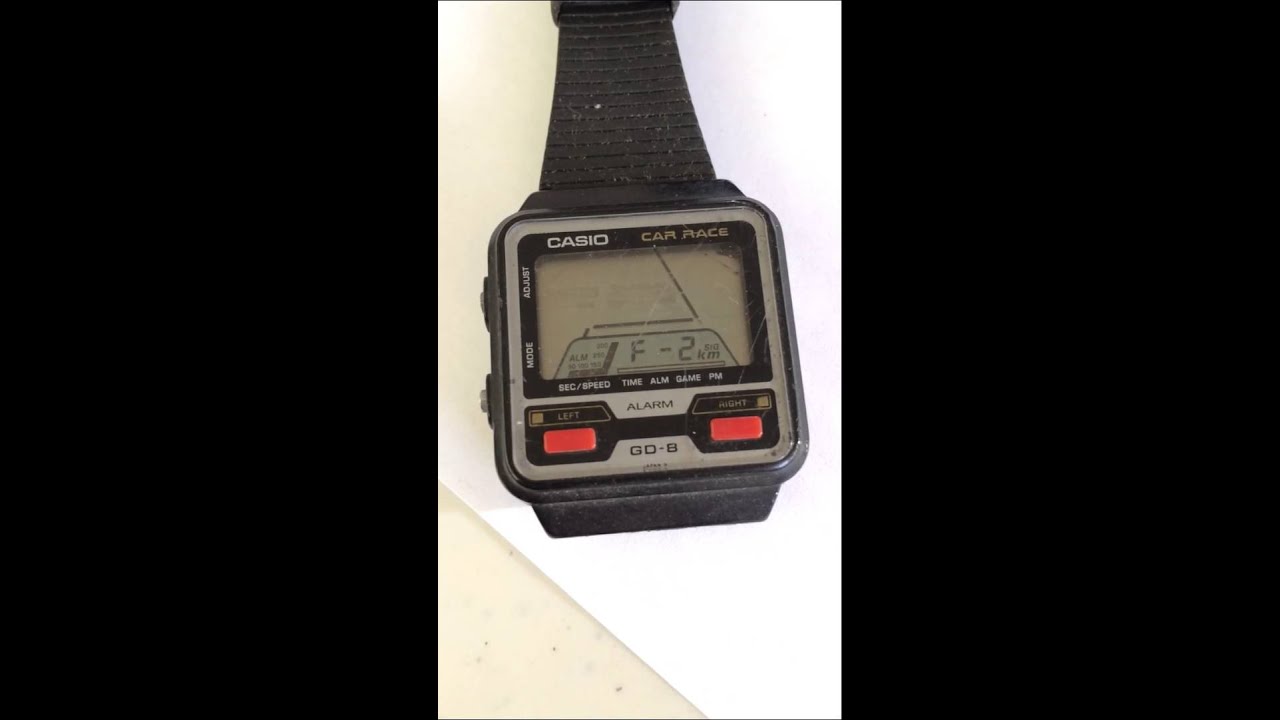 casio gd 8 car race