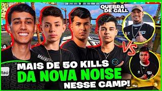 NOVA NOISE teve QUEBRA DE CALL nesse CAMP! +50 KILLS E 2 BOOYAH! FT. THURZIN, BAK, GREGHI, FUBUKI!