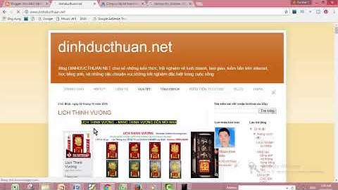 Hướng dẫn thiết kế web với blogspot tạo menu ngang chuyên nghiệp