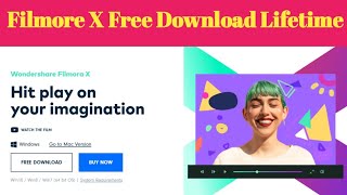 Filmora Wondershare X Free Download Lifetime || Filmora X Download Trial Version || 2021 screenshot 3