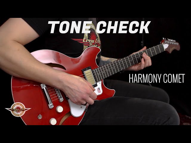 TONE CHECK: Harmony Comet Electric Guitar Demo | No Talking - YouTube