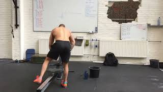 Masters Throwdown WOD 1 Patrick Hoetmer