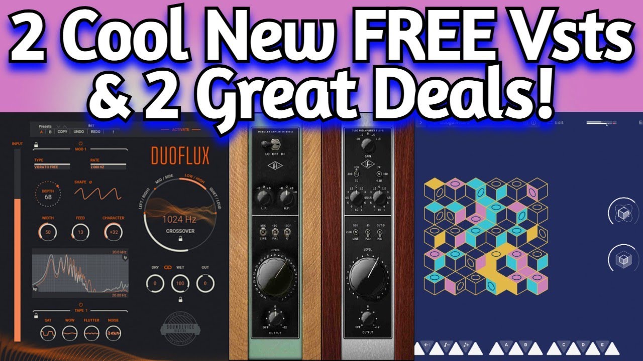 2 New FREE VSTs & Deals - Universal Audio, United Plugins, Excite Audio (Palette Modular, Duoflux)