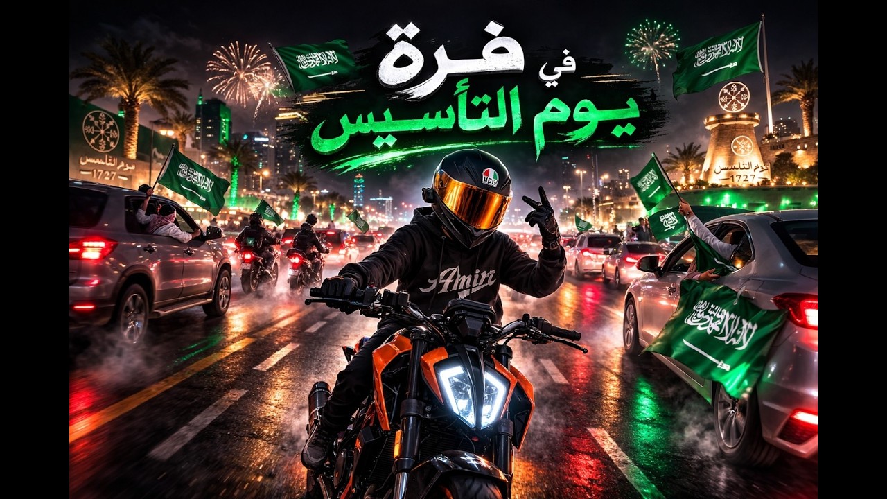 فرة في يوم التأسيس | KTM 390 Duke