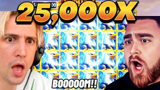 [TOP 13] Biggest Streamer Slot Wins! #332 | xQc, Cabrzy & LosPollosTV!