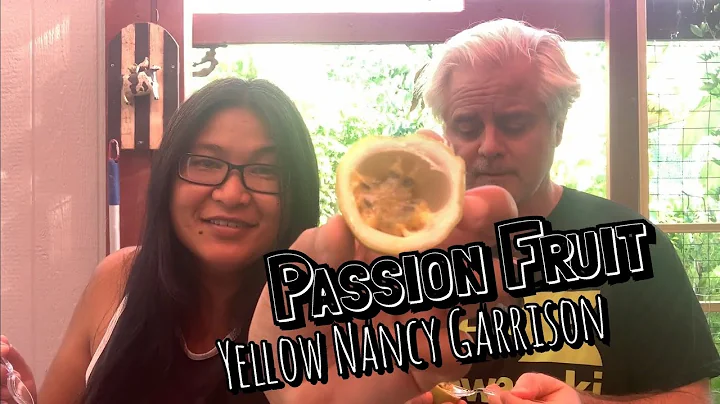 Passion Fruit Tasting ~ Yellow Nancy Garrison Pass...