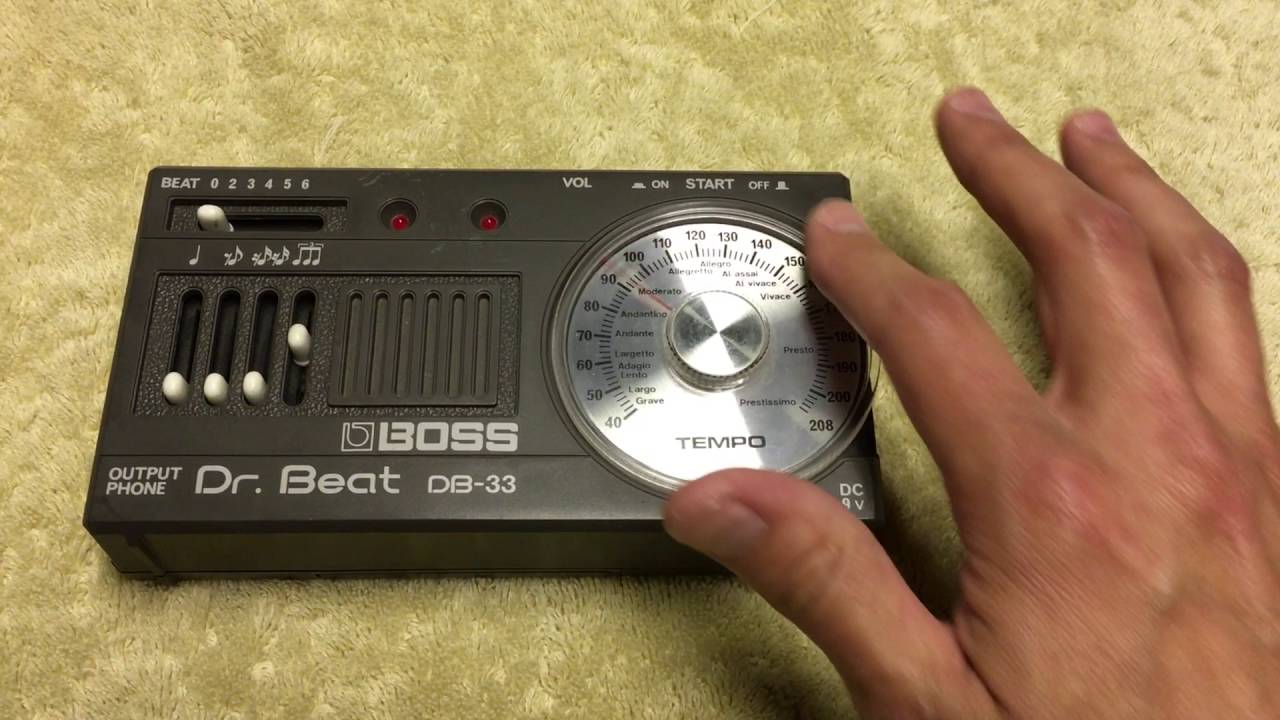 【サイズ交換OK】 BOSS DB-33 Dr.Beat 電子メトロノーム ドクタービート オーディオ機器 動作未確認 楽器 機材 img