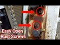 How to open easy rust screws & Bolts (Magic Tricks)